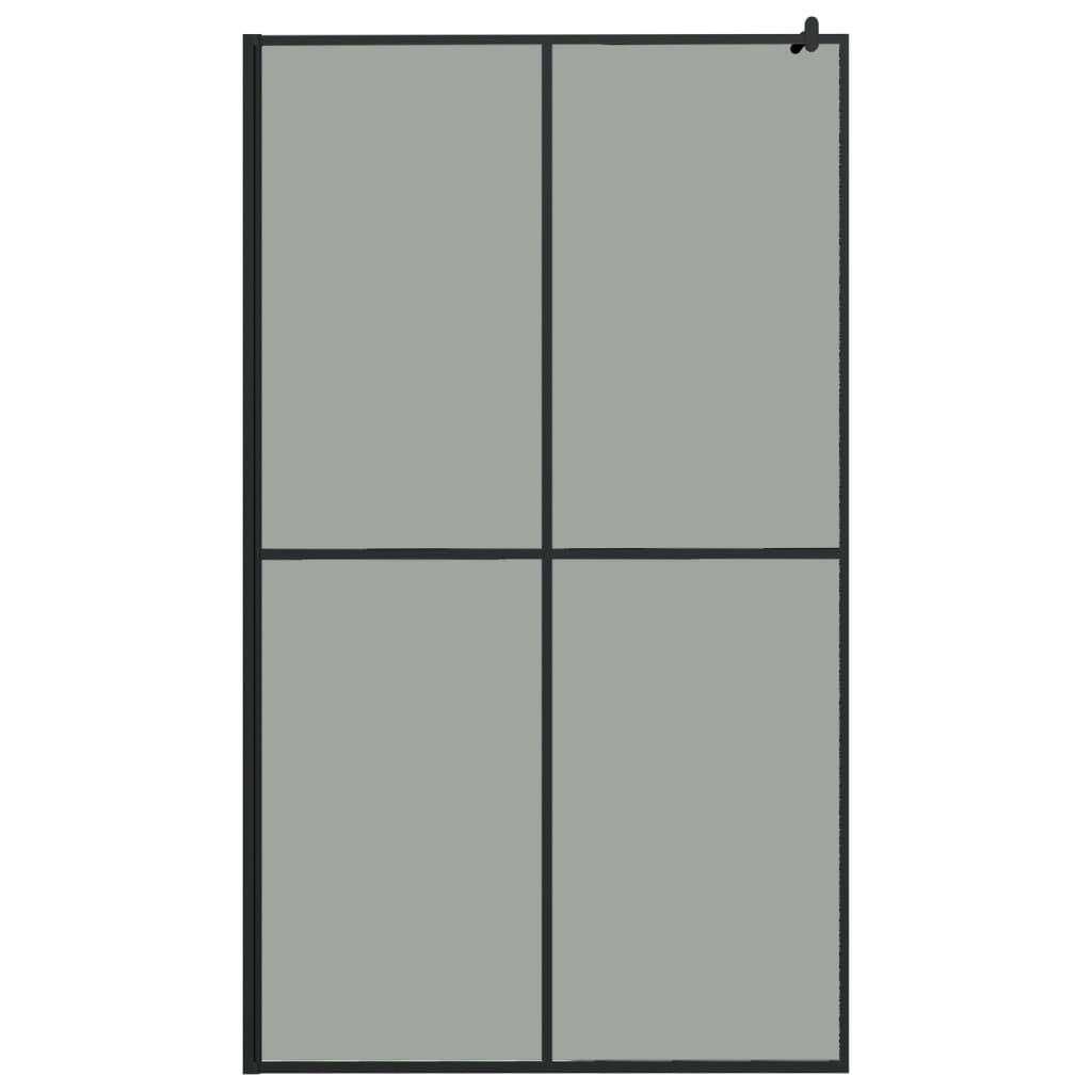 Inloopdouchescherm 118x190 cm donker gehard glas is nu te koop bij PeponiXL, paradijselijk wonen!