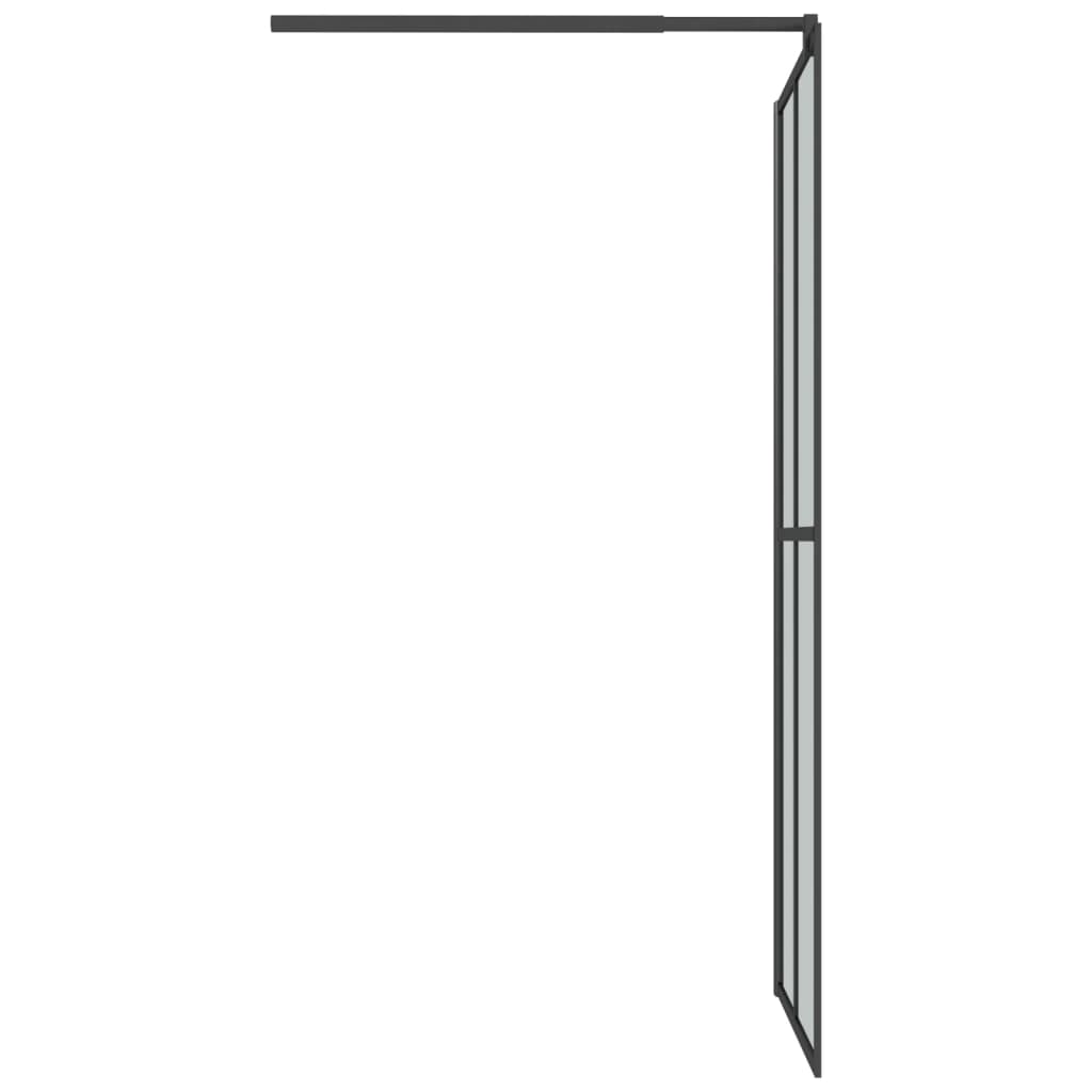 Inloopdouchescherm 118x190 cm donker gehard glas is nu te koop bij PeponiXL, paradijselijk wonen!