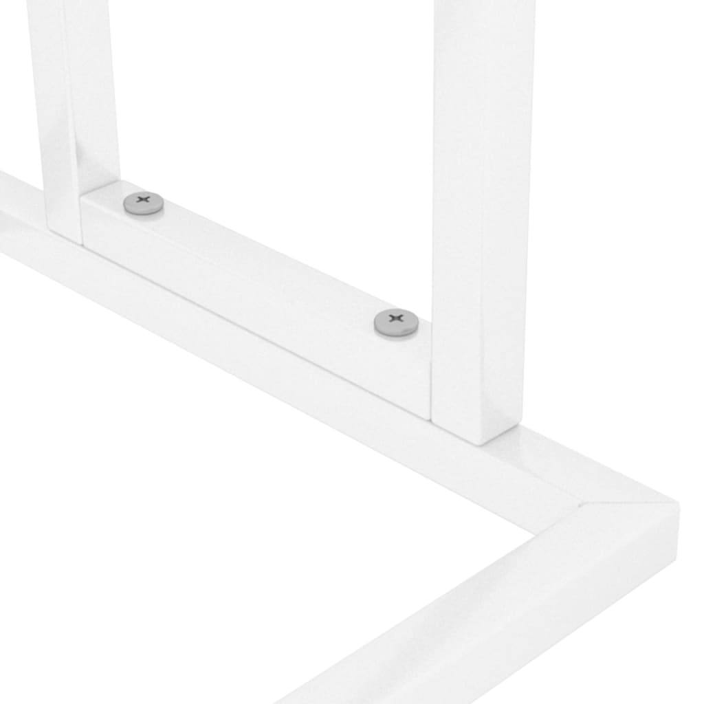 Handdoekenrek vrijstaand 48x24x78,5 cm ijzer wit is nu te koop bij PeponiXL, paradijselijk wonen!