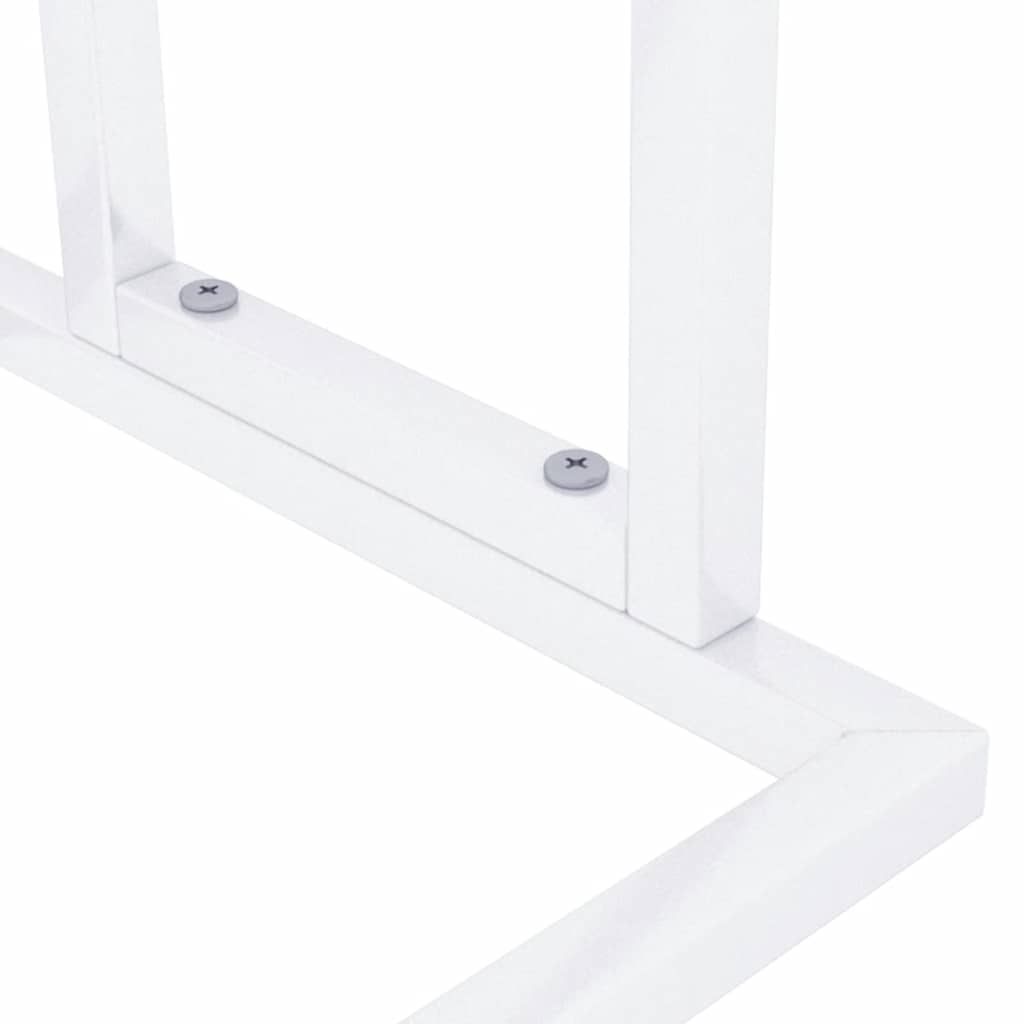 Handdoekenrek vrijstaand 48x24x78,5 cm ijzer wit is nu te koop bij PeponiXL, paradijselijk wonen!