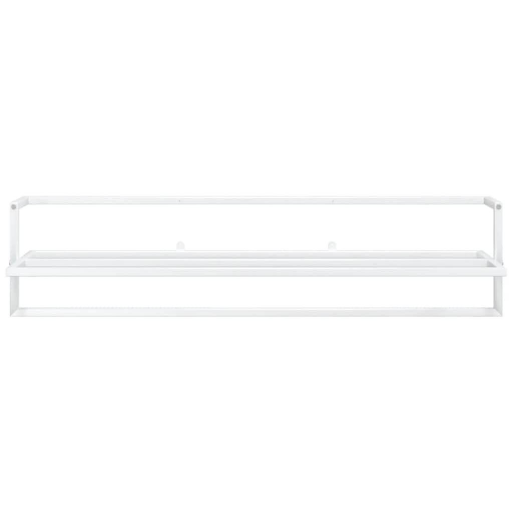 Handdoekenrek 95x25x22 cm ijzer wit is nu te koop bij PeponiXL, paradijselijk wonen!