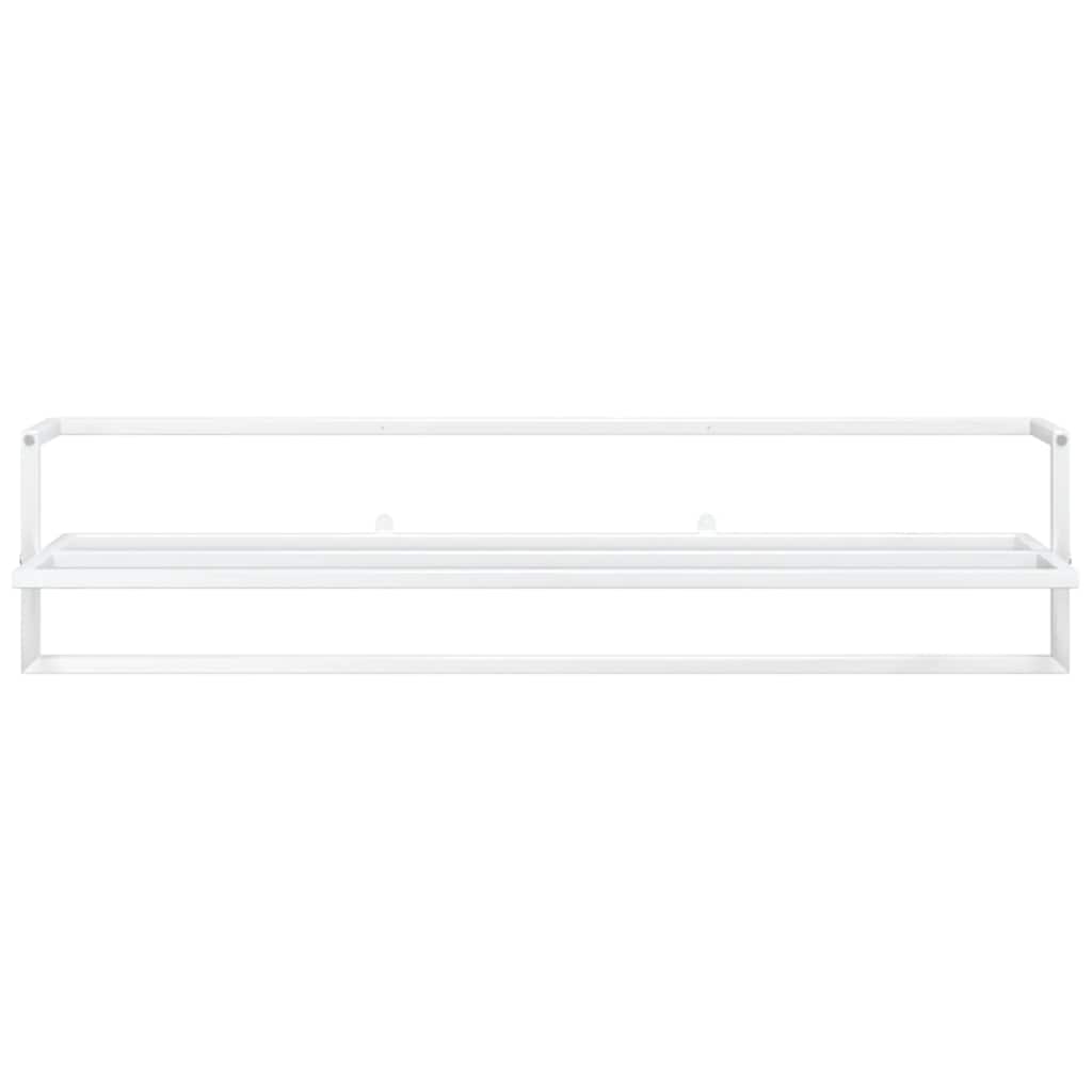 Handdoekenrek 95x25x22 cm ijzer wit is nu te koop bij PeponiXL, paradijselijk wonen!