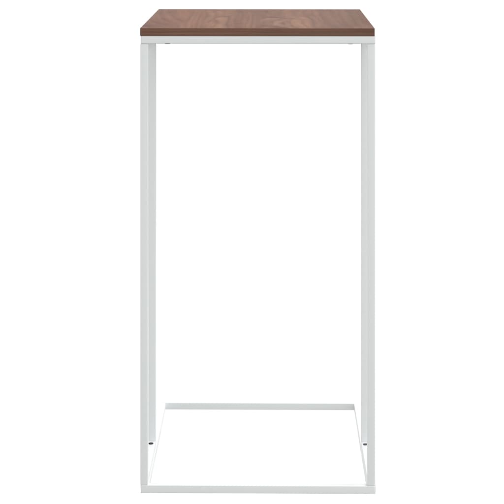 Bijzettafel 40x30x59 cm bewerkt hout wit is nu te koop bij PeponiXL, paradijselijk wonen!