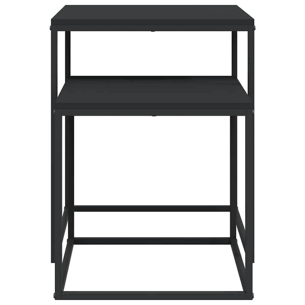 Salontafelset 2 st bewerkt hout en metaal is nu te koop bij PeponiXL, paradijselijk wonen!