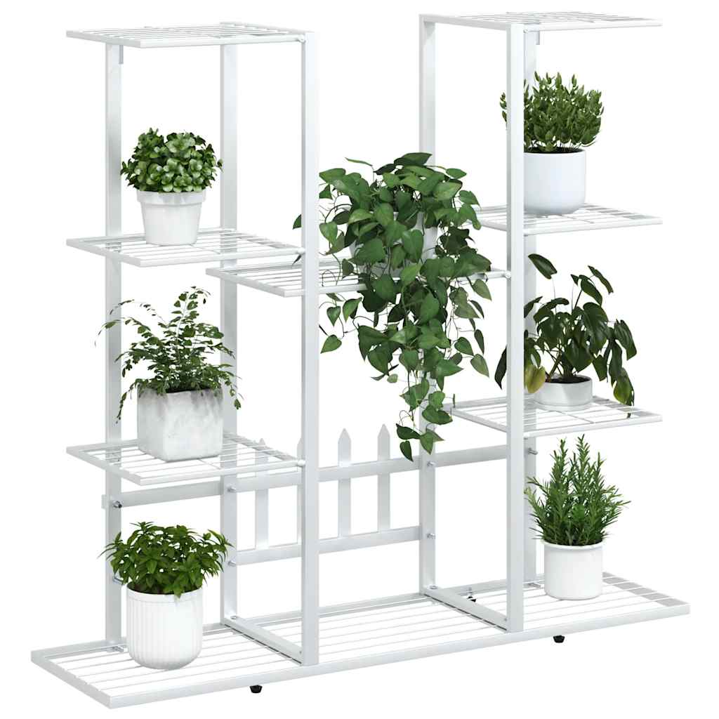 Bloemenstandaard 94,5x25x89 cm ijzer wit is nu te koop bij PeponiXL, paradijselijk wonen!