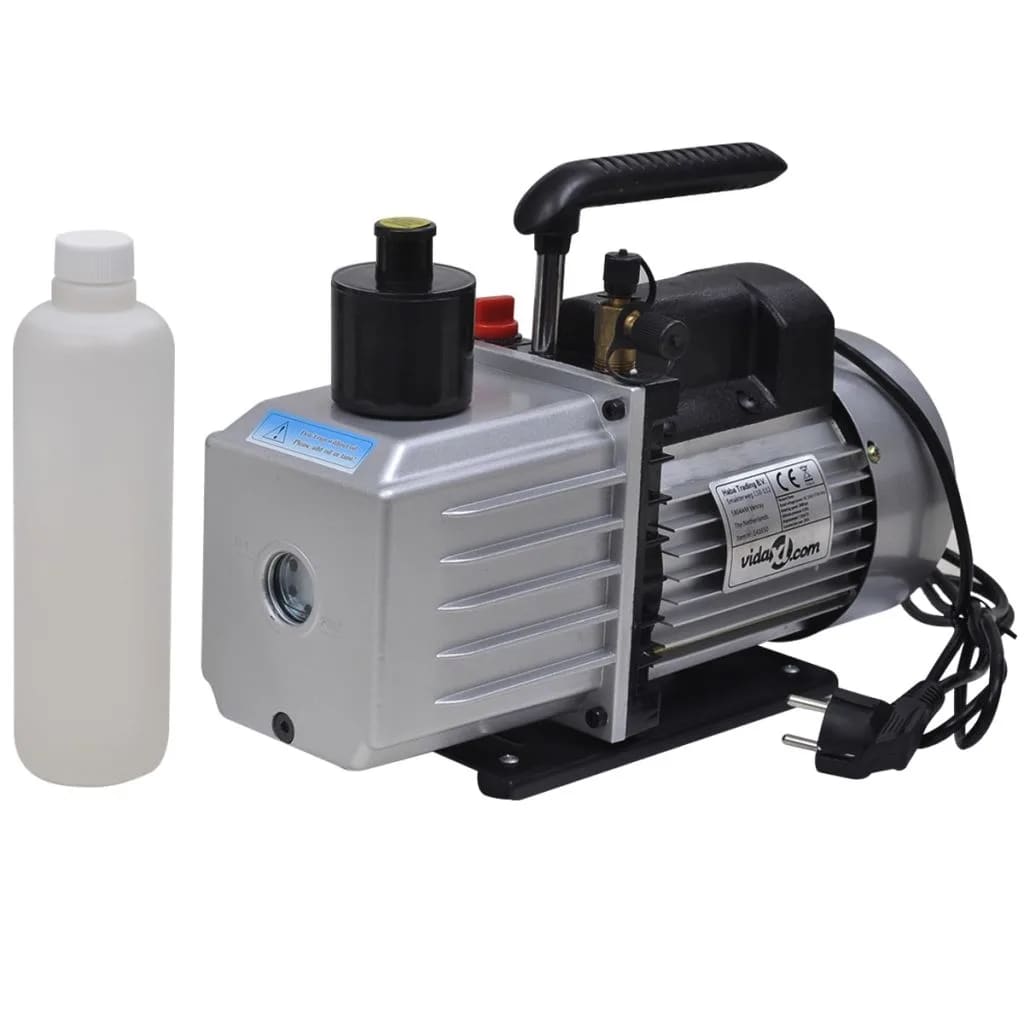 Vacuümpomp 100 L/min met 2-voudige manometerset is nu te koop bij PeponiXL, paradijselijk wonen!