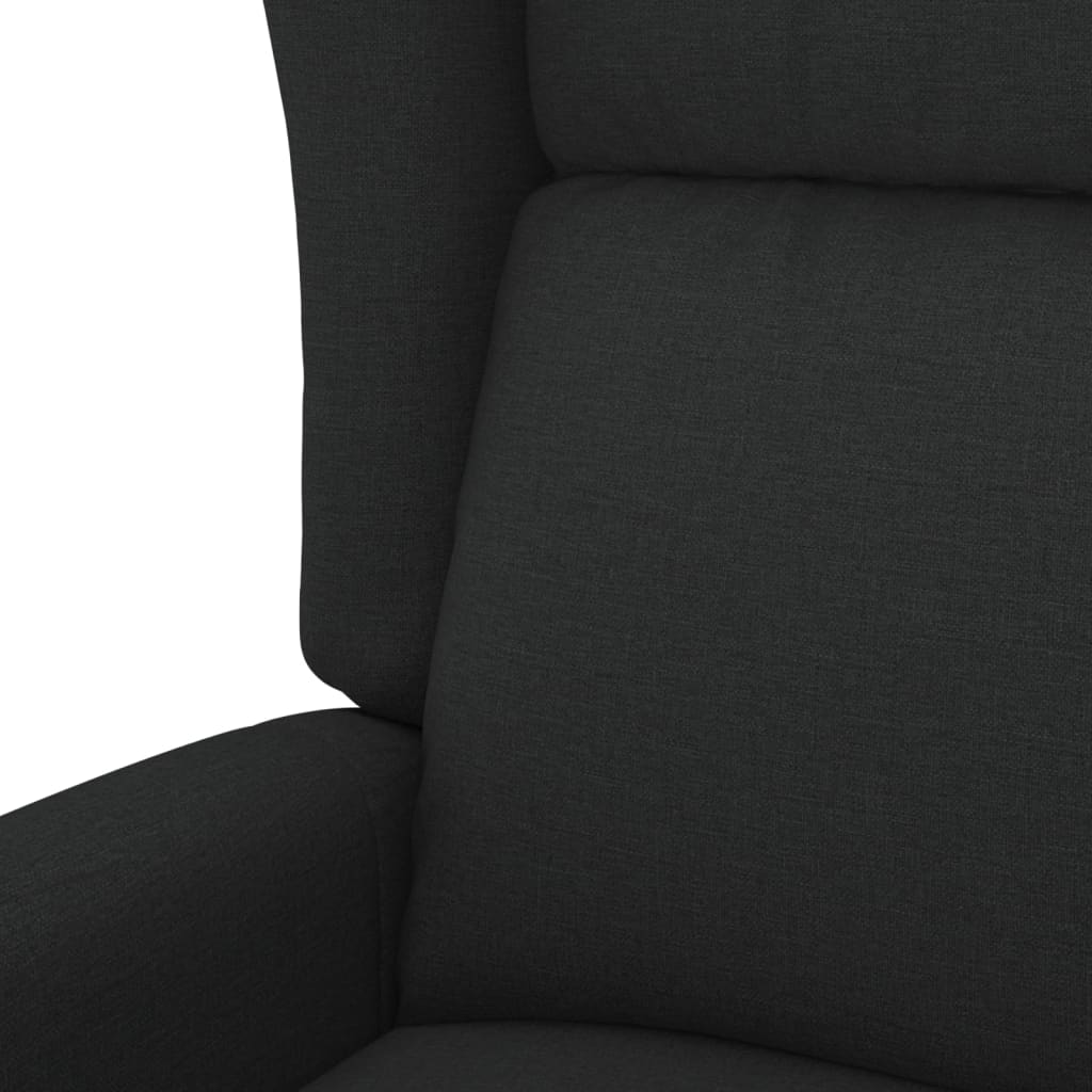 Fauteuil verstelbaar elektrisch stof zwart is nu te koop bij PeponiXL, paradijselijk wonen!
