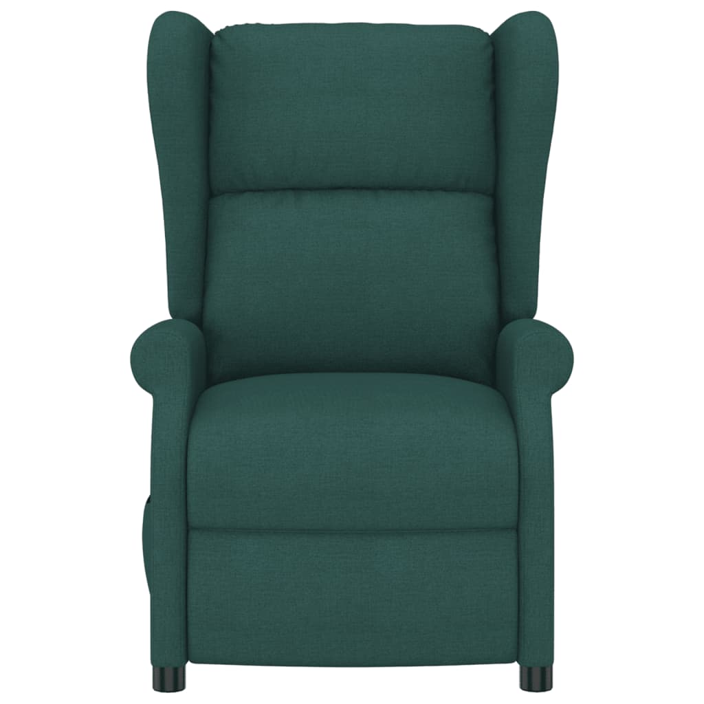Fauteuil verstelbaar elektrisch stof donkergroen is nu te koop bij PeponiXL, paradijselijk wonen!