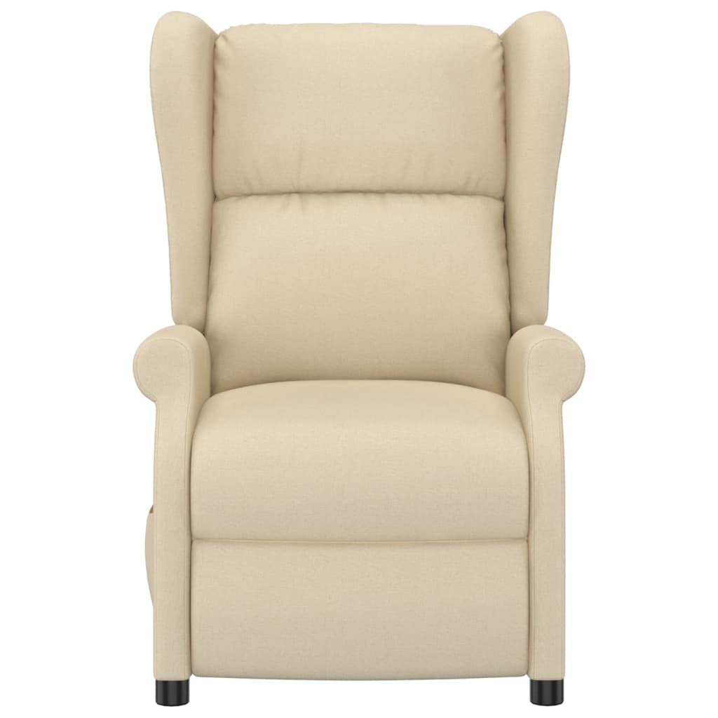 Fauteuil verstelbaar elektrisch stof crème is nu te koop bij PeponiXL, paradijselijk wonen!
