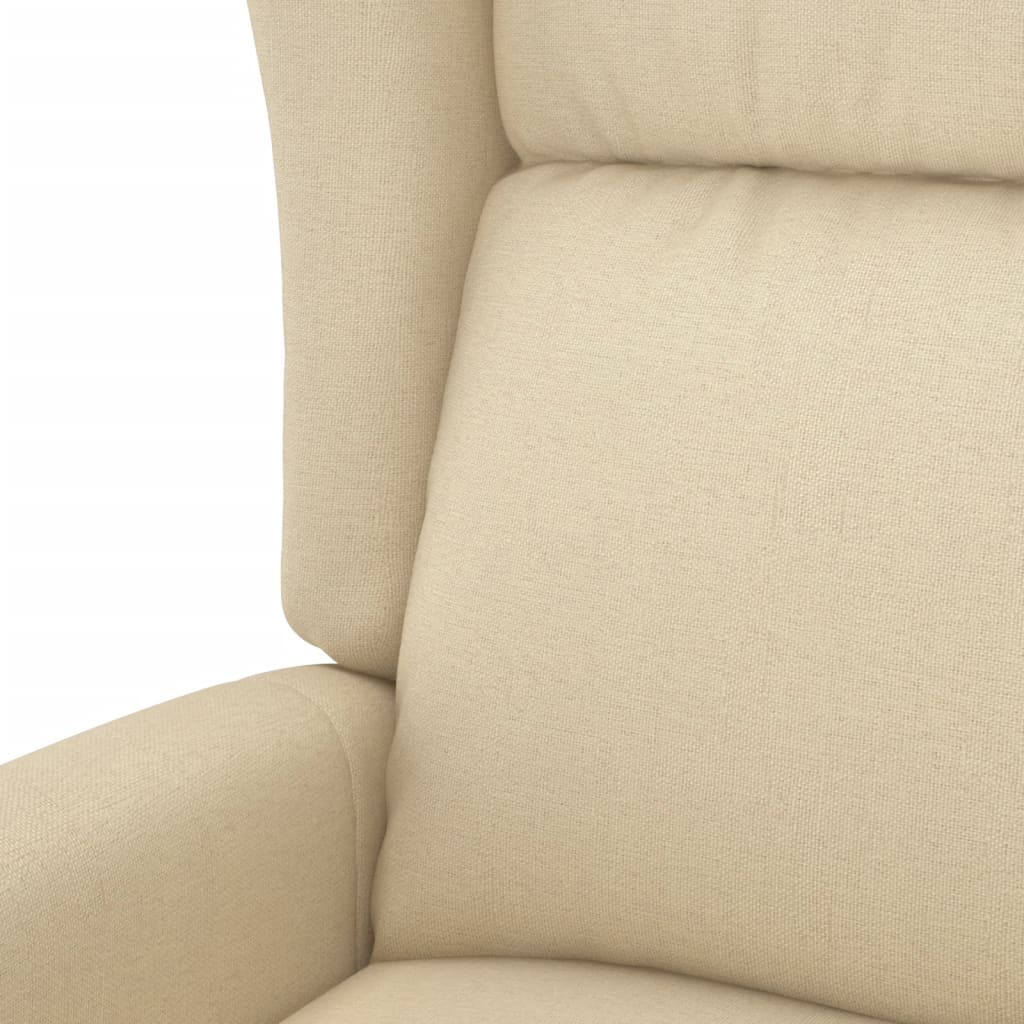Fauteuil verstelbaar elektrisch stof crème is nu te koop bij PeponiXL, paradijselijk wonen!