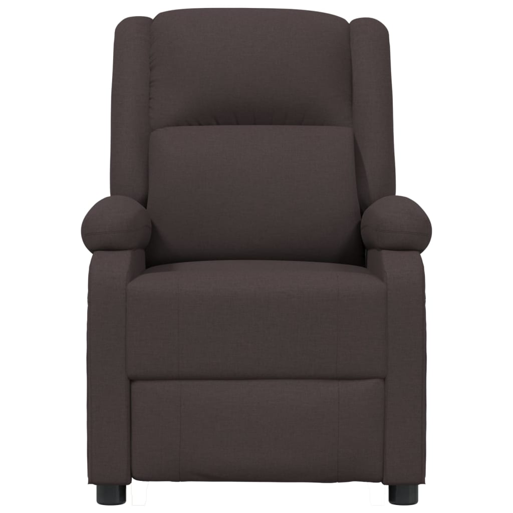 Fauteuil verstelbaar elektrisch stof donkerbruin is nu te koop bij PeponiXL, paradijselijk wonen!