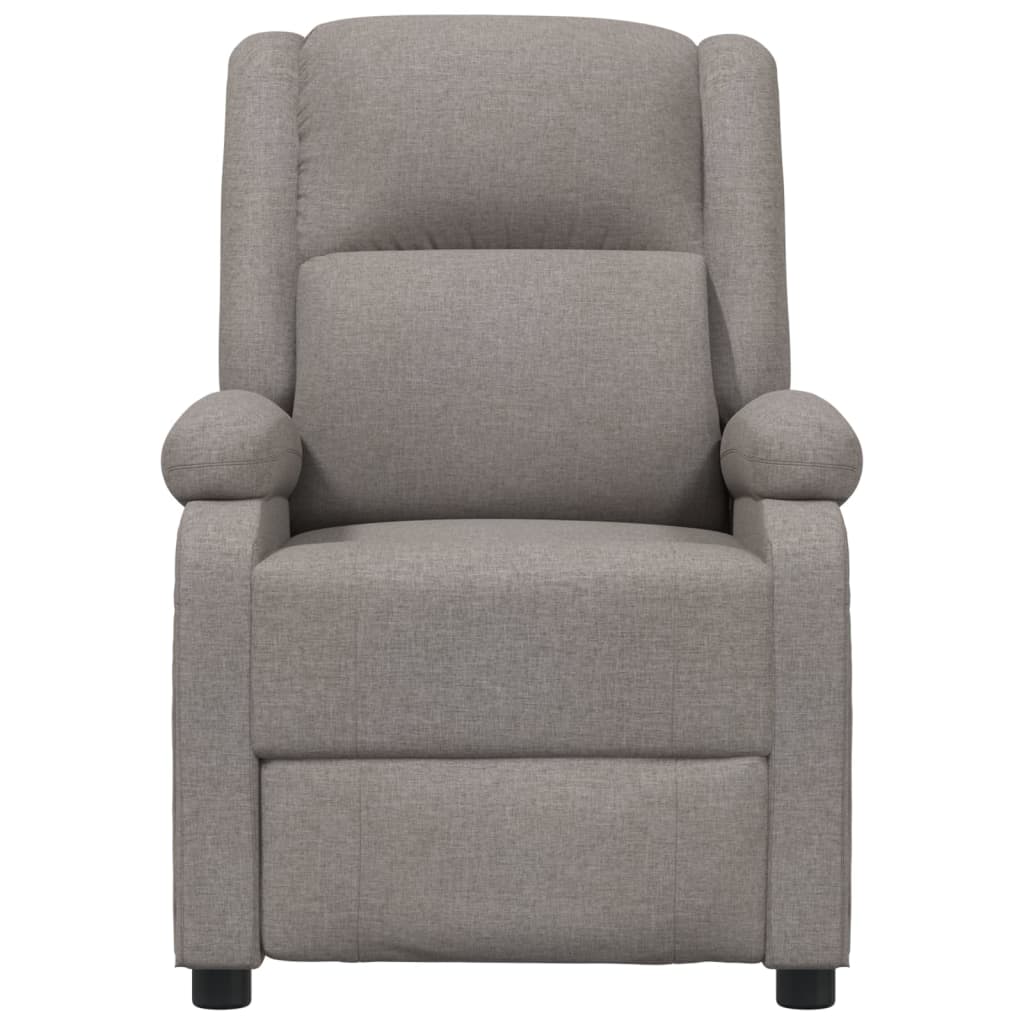 Fauteuil verstelbaar elektrisch stof taupe is nu te koop bij PeponiXL, paradijselijk wonen!