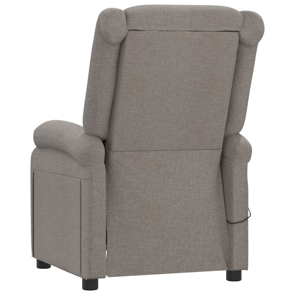 Fauteuil verstelbaar elektrisch stof taupe is nu te koop bij PeponiXL, paradijselijk wonen!