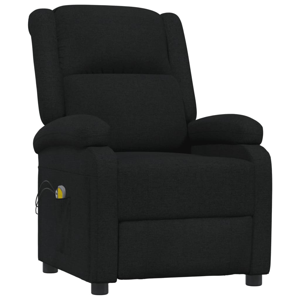 Massagestoel elektrisch stof zwart is nu te koop bij PeponiXL, paradijselijk wonen!