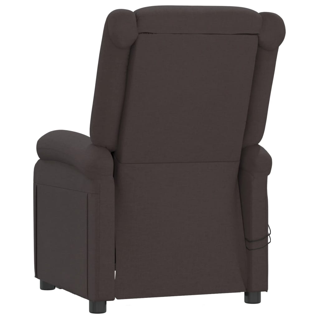 Massagestoel elektrisch verstelbaar stof donkerbruin is nu te koop bij PeponiXL, paradijselijk wonen!