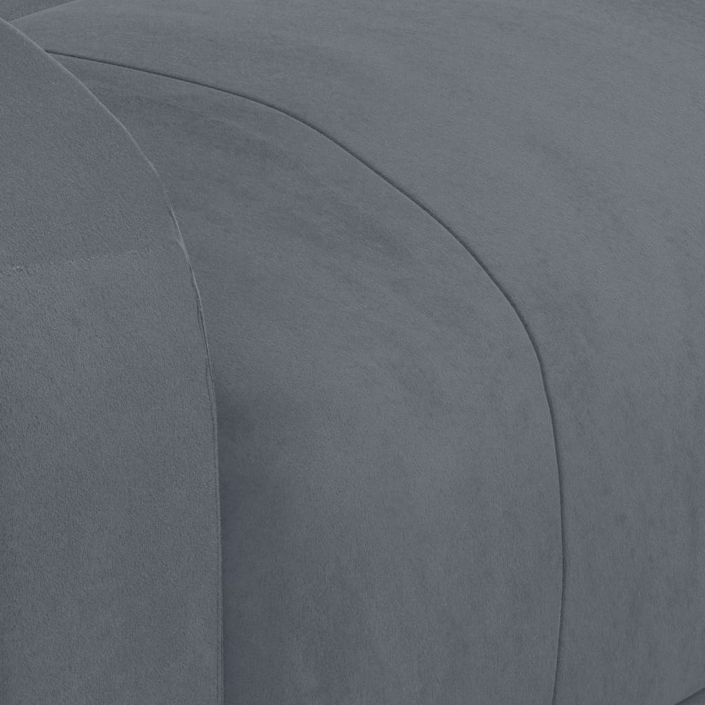 Massagestoel elektrisch fluweel donkergrijs is nu te koop bij PeponiXL, paradijselijk wonen!