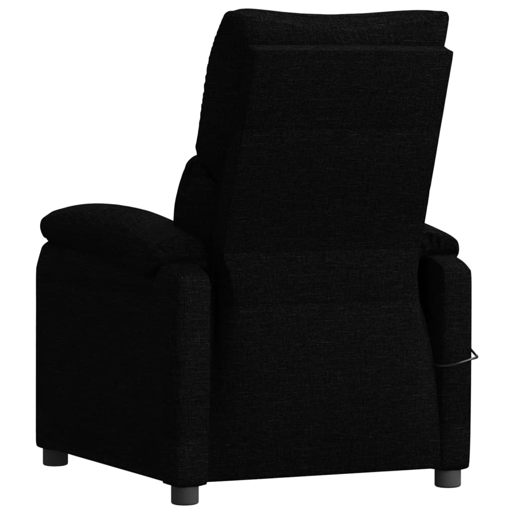 Fauteuil verstelbaar elektrisch stof zwart is nu te koop bij PeponiXL, paradijselijk wonen!
