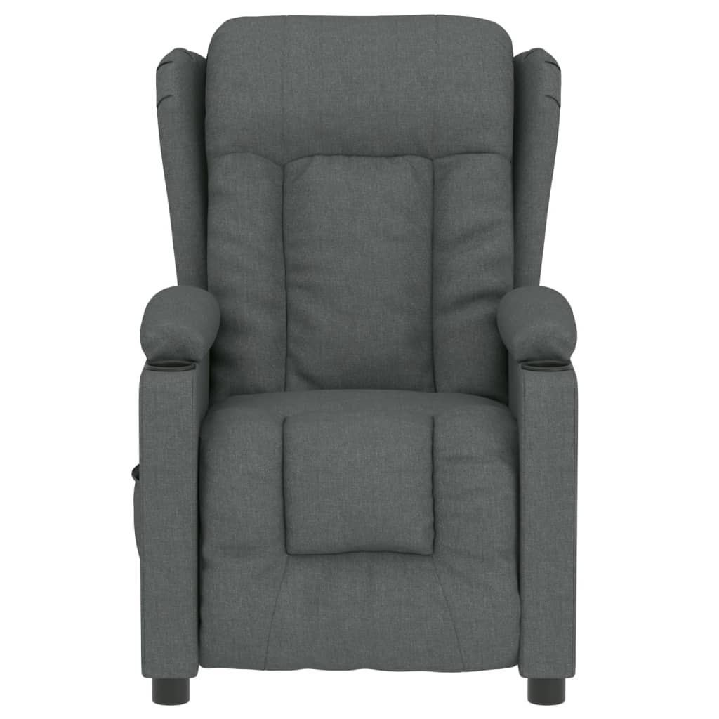 Fauteuil elektrisch verstelbaar stof donkergrijs is nu te koop bij PeponiXL, paradijselijk wonen!
