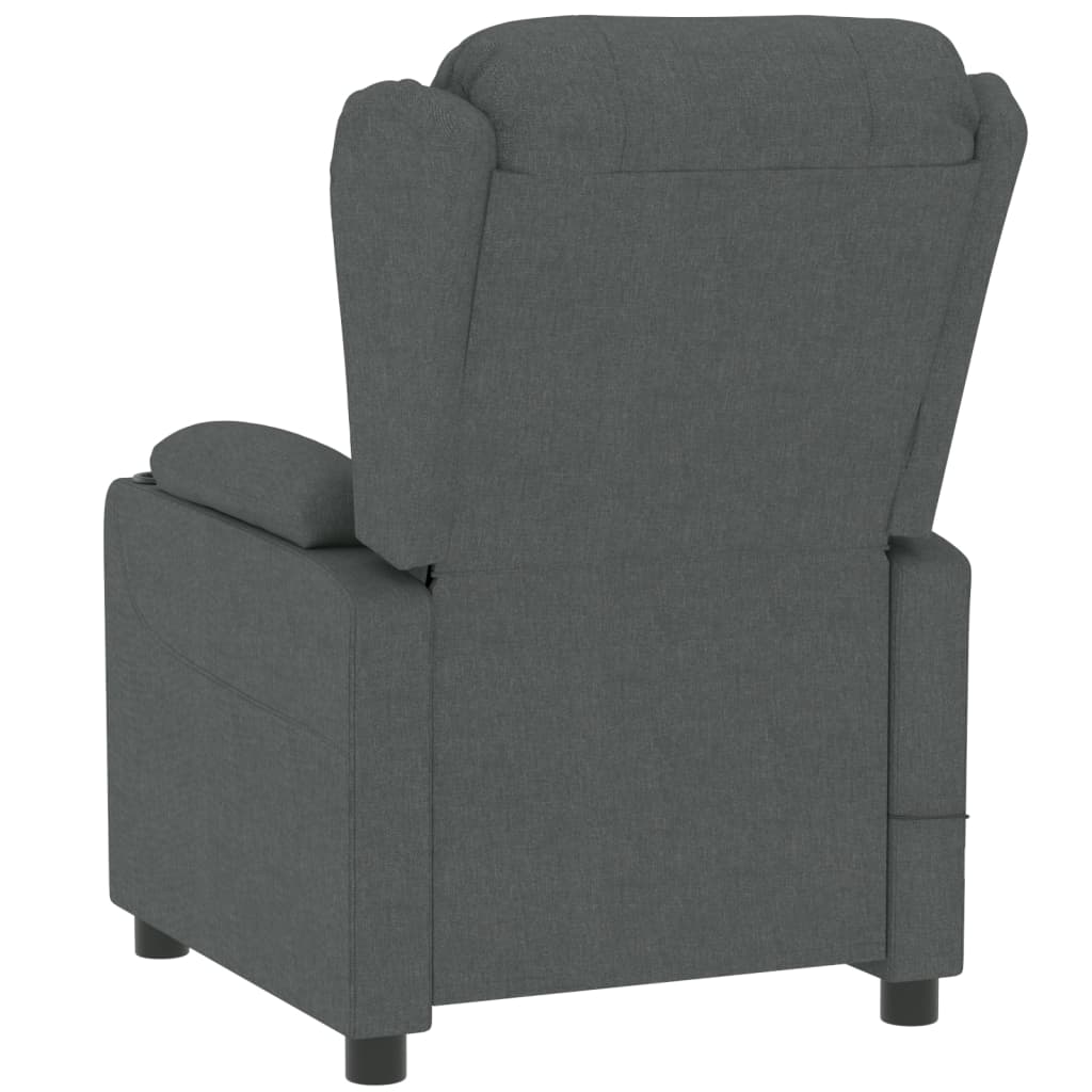 Fauteuil elektrisch verstelbaar stof donkergrijs is nu te koop bij PeponiXL, paradijselijk wonen!