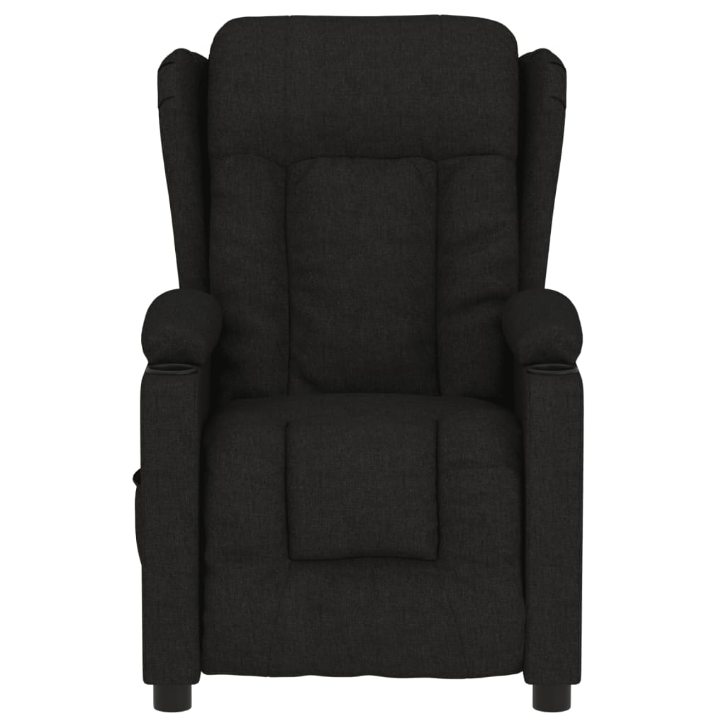 Fauteuil verstelbaar elektrisch stof zwart is nu te koop bij PeponiXL, paradijselijk wonen!
