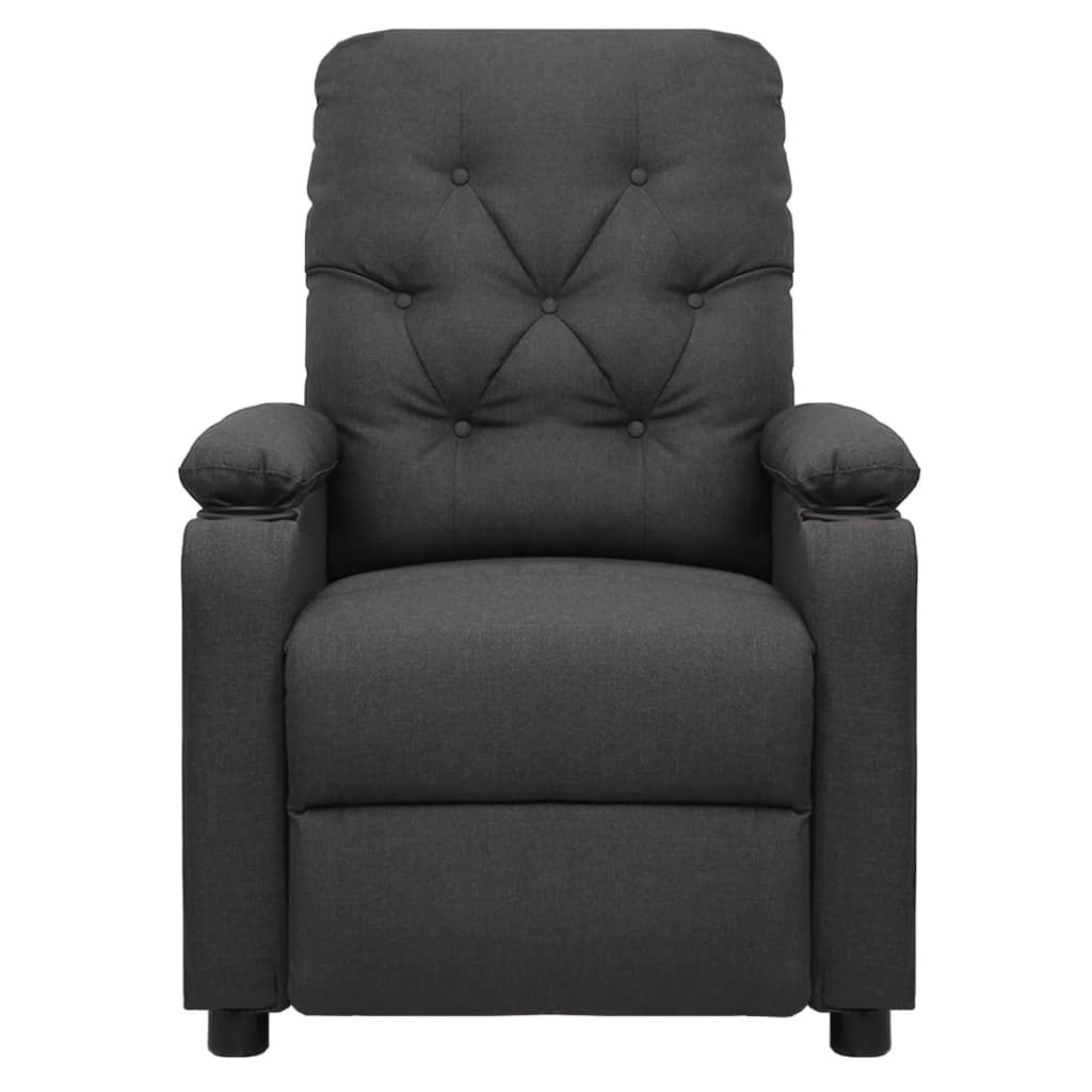 Fauteuil elektrisch verstelbaar stof donkergrijs is nu te koop bij PeponiXL, paradijselijk wonen!