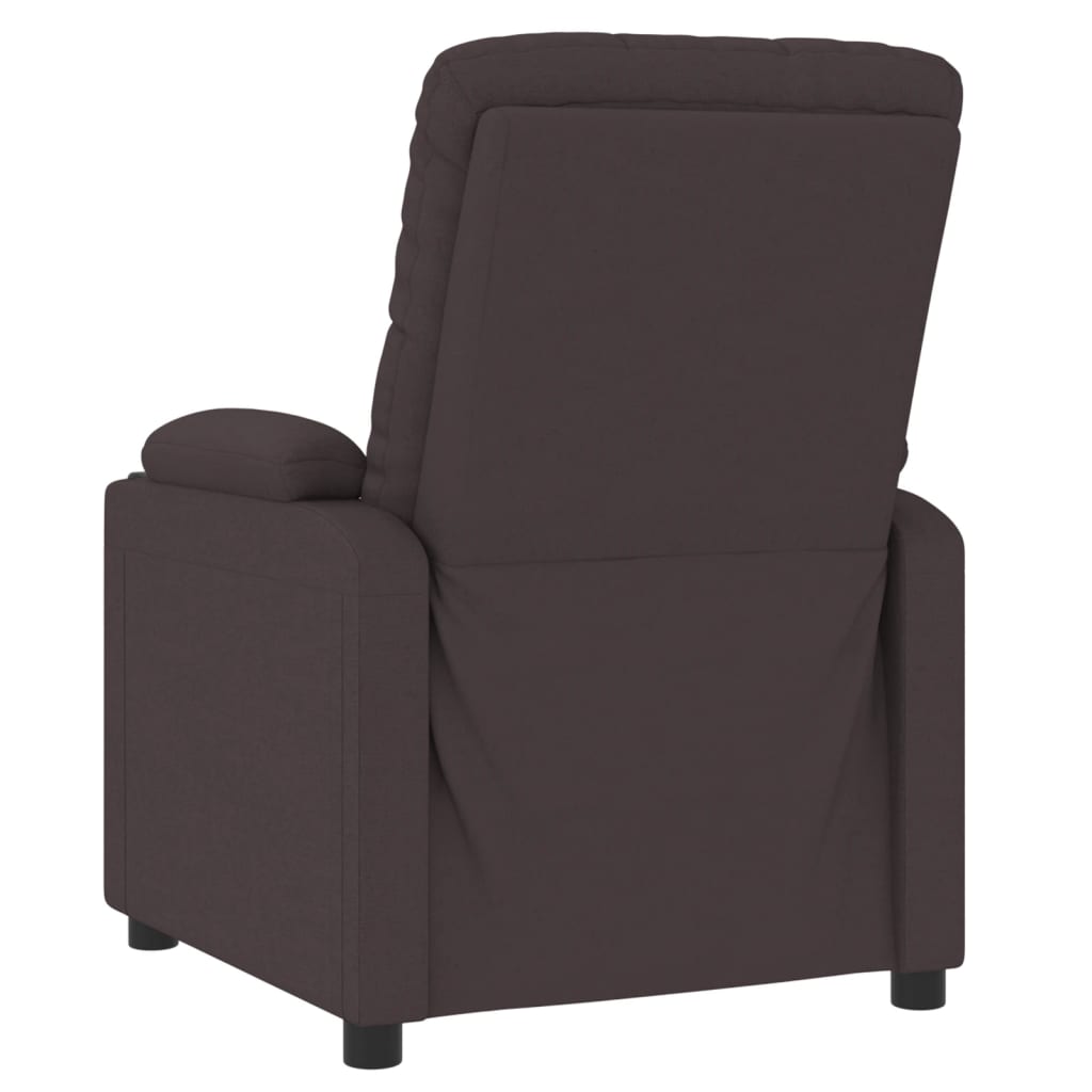 Fauteuil verstelbaar elektrisch stof donkerbruin is nu te koop bij PeponiXL, paradijselijk wonen!