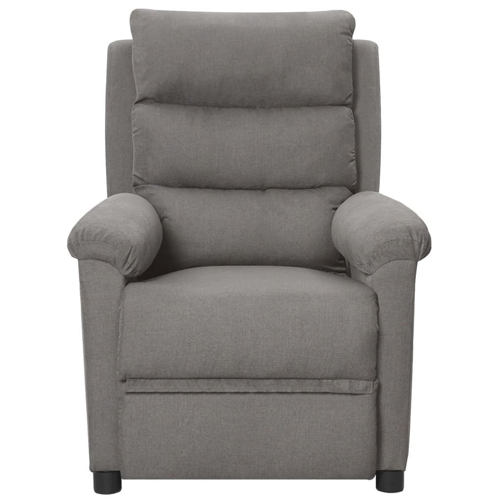 Fauteuil elektrisch verstelbaar stof lichtgrijs is nu te koop bij PeponiXL, paradijselijk wonen!