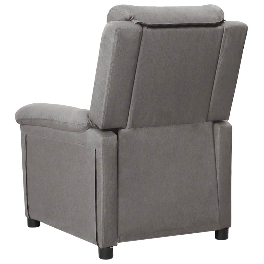 Fauteuil elektrisch verstelbaar stof lichtgrijs is nu te koop bij PeponiXL, paradijselijk wonen!