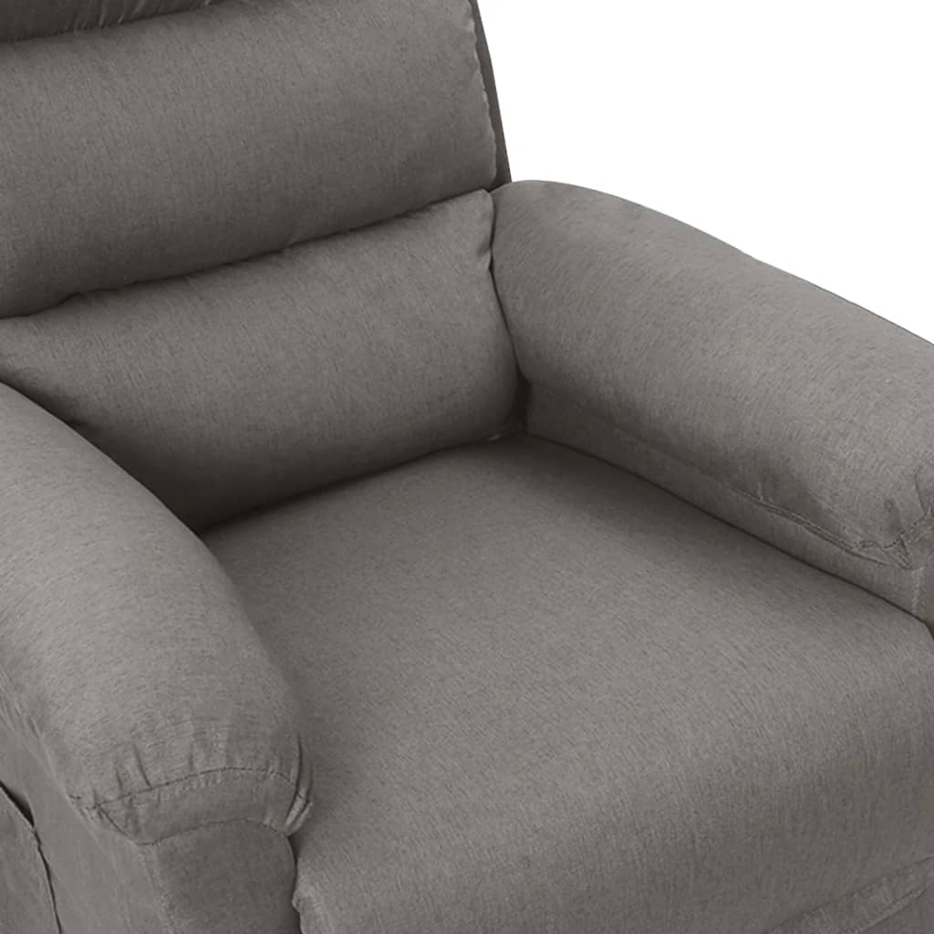 Fauteuil elektrisch verstelbaar stof lichtgrijs is nu te koop bij PeponiXL, paradijselijk wonen!