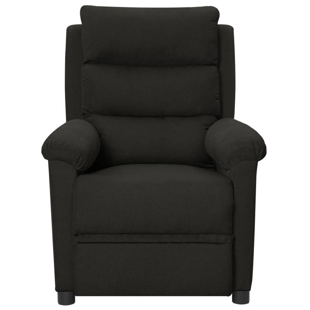 Fauteuil verstelbaar elektrisch stof zwart is nu te koop bij PeponiXL, paradijselijk wonen!