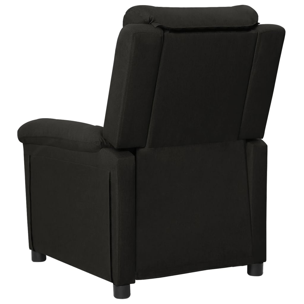 Fauteuil verstelbaar elektrisch stof zwart is nu te koop bij PeponiXL, paradijselijk wonen!