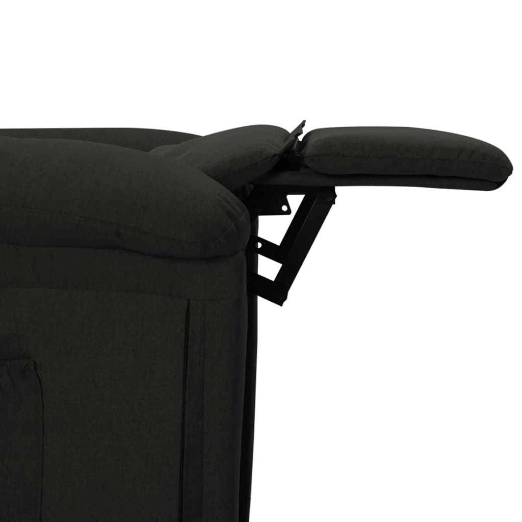 Fauteuil verstelbaar elektrisch stof zwart is nu te koop bij PeponiXL, paradijselijk wonen!