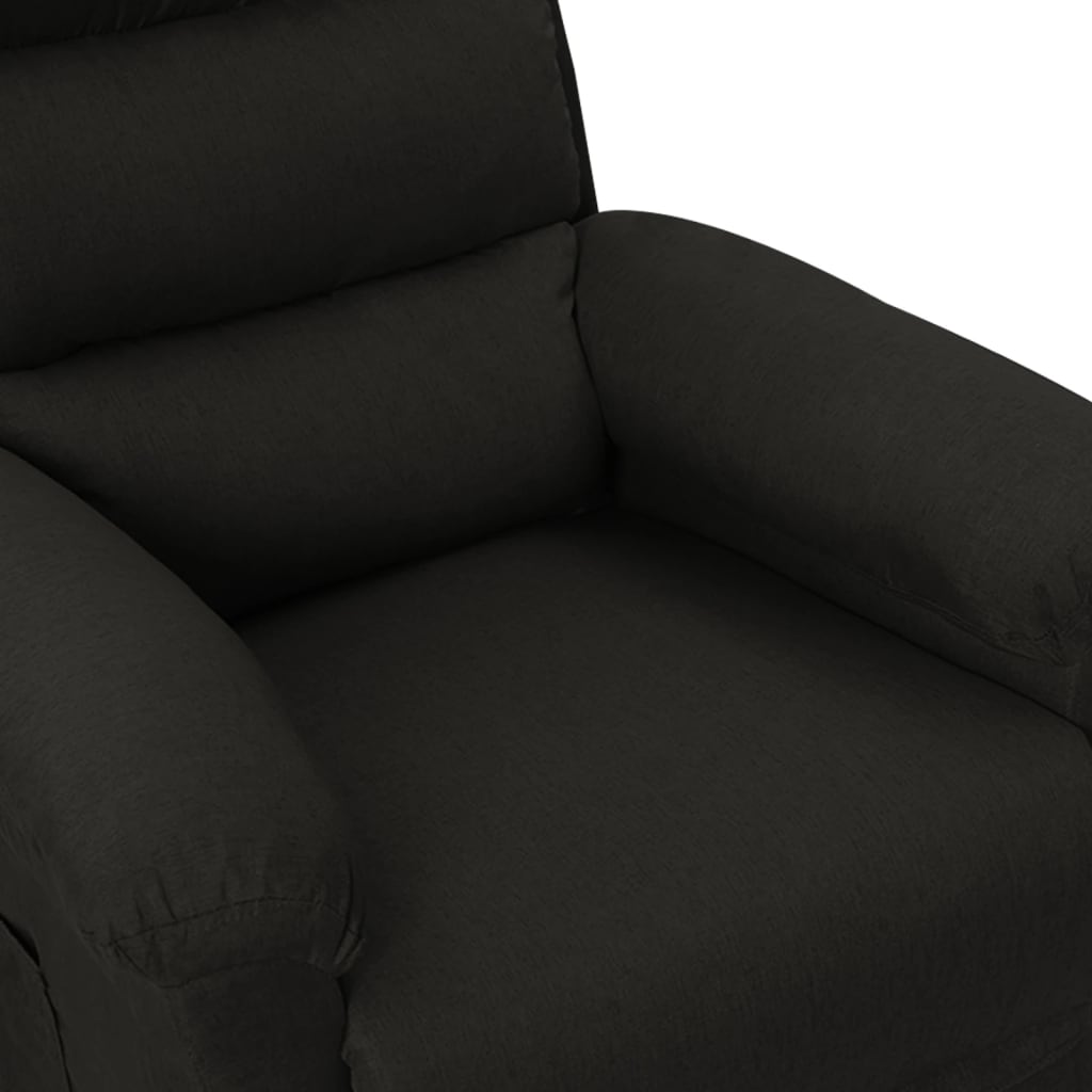 Fauteuil verstelbaar elektrisch stof zwart is nu te koop bij PeponiXL, paradijselijk wonen!