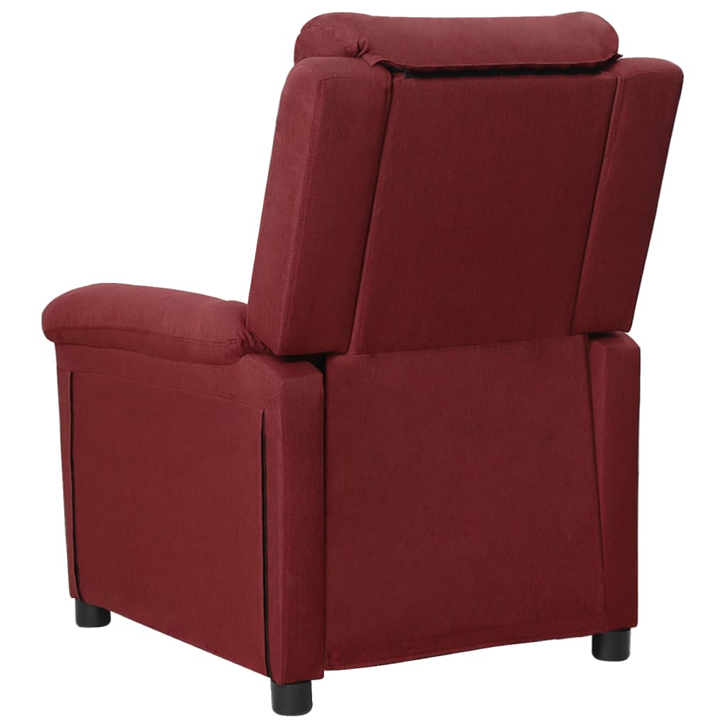 Massagestoel elektrisch stof wijnrood is nu te koop bij PeponiXL, paradijselijk wonen!