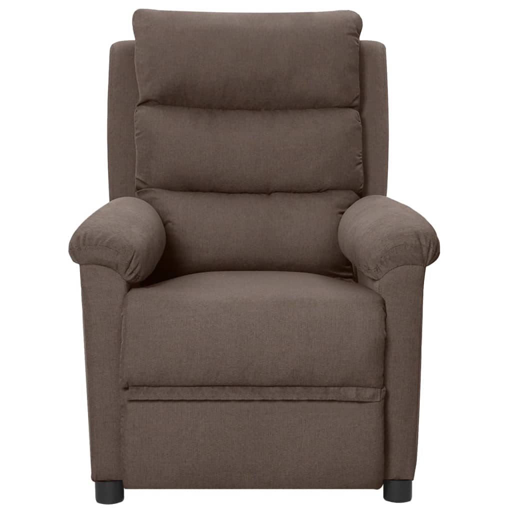 Massagestoel elektrisch stof taupe is nu te koop bij PeponiXL, paradijselijk wonen!