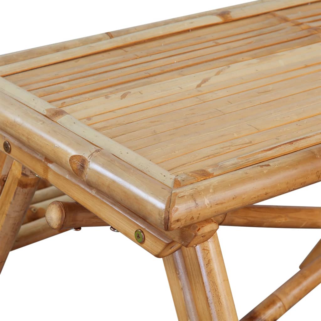 Picknicktafel 115x115x81 cm bamboe is nu te koop bij PeponiXL, paradijselijk wonen!