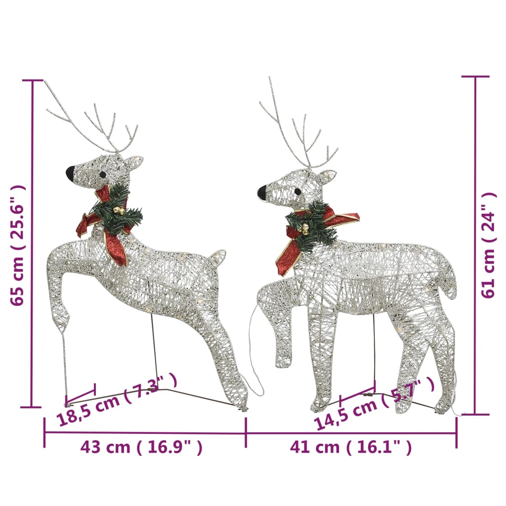 Buitenkerstversiering rendieren en slee 140 LED's goudkleurig is nu te koop bij PeponiXL, paradijselijk wonen!