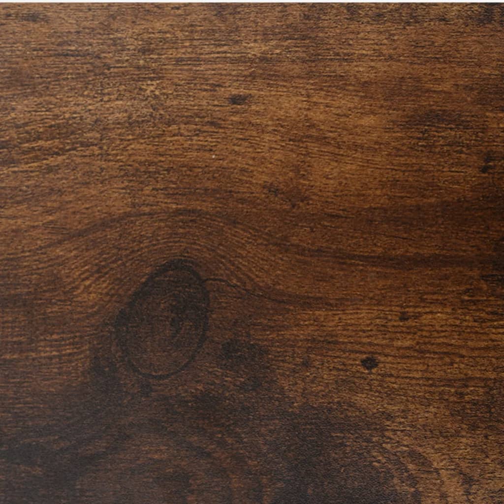 Schoenenkast 59x17x169 cm bewerkt hout gerookt eikenkleurig is nu te koop bij PeponiXL, paradijselijk wonen!