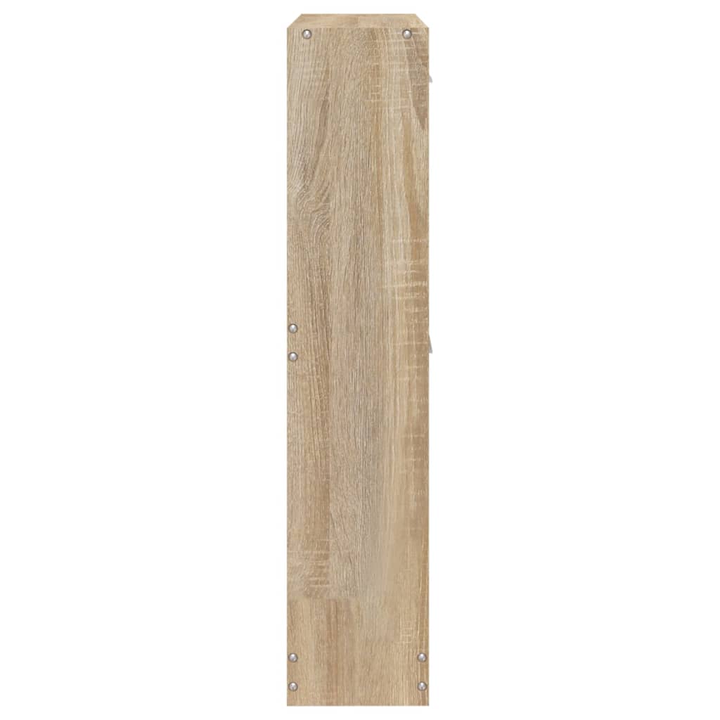 Schoenenkast eiken 59x17x81 cm bewerkt hout is nu te koop bij PeponiXL, paradijselijk wonen!