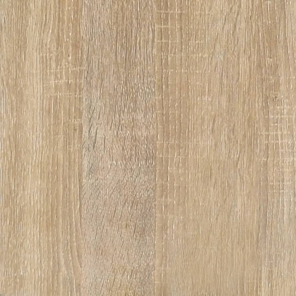 Schoenenkast eiken 59x17x81 cm bewerkt hout is nu te koop bij PeponiXL, paradijselijk wonen!