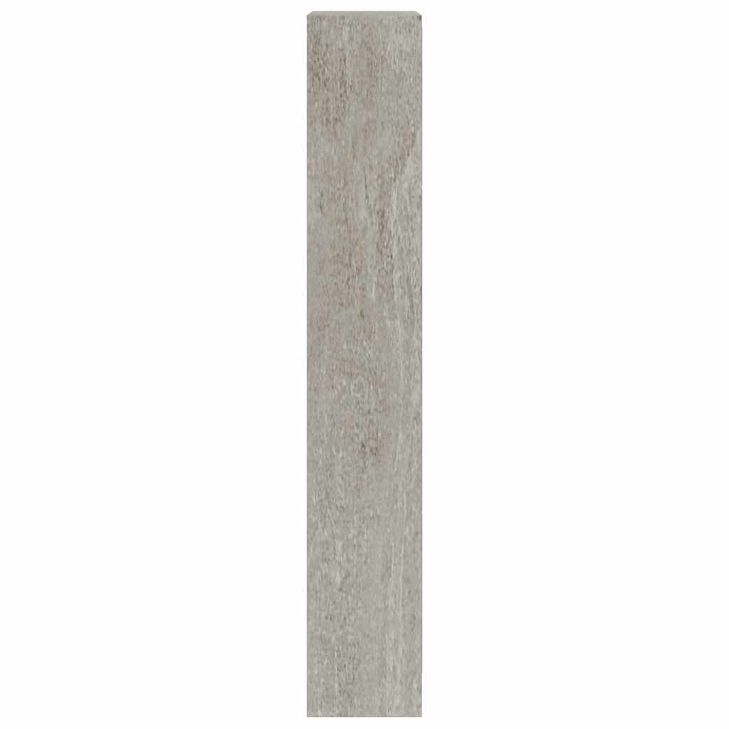 Schoenenkast 63x24x147 cm bewerkt hout betongrijs is nu te koop bij PeponiXL, paradijselijk wonen!