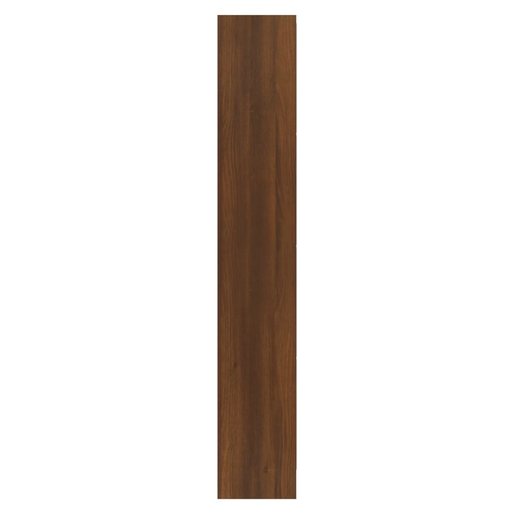 Schoenenkast 63x24x147 cm bewerkt hout bruin eikenkleur is nu te koop bij PeponiXL, paradijselijk wonen!