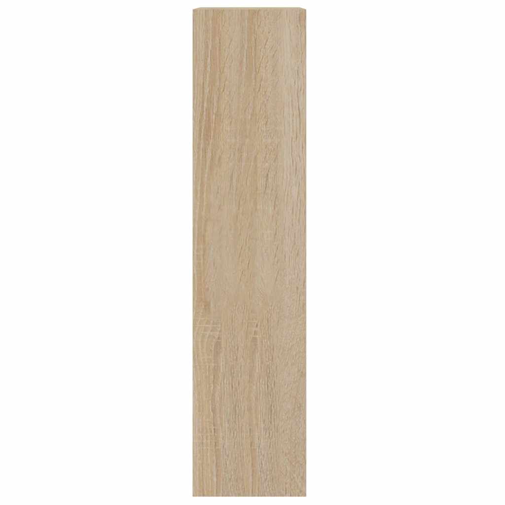 Schoenenkast 63x24x103 cm bewerkt hout sonoma eikenkleurig is nu te koop bij PeponiXL, paradijselijk wonen!