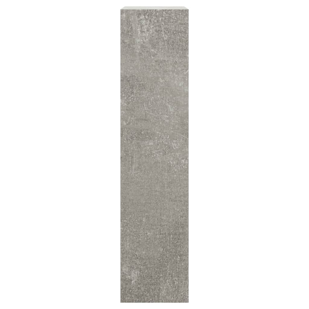 Schoenenkast 63x24x103 cm bewerkt hout betongrijs is nu te koop bij PeponiXL, paradijselijk wonen!