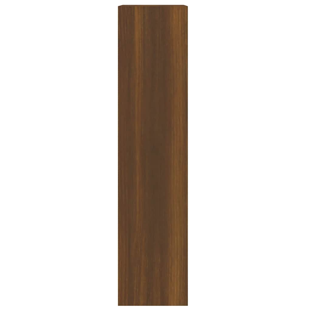 Schoenenkast 63x24x103 cm bewerkt hout bruin eikenkleur is nu te koop bij PeponiXL, paradijselijk wonen!