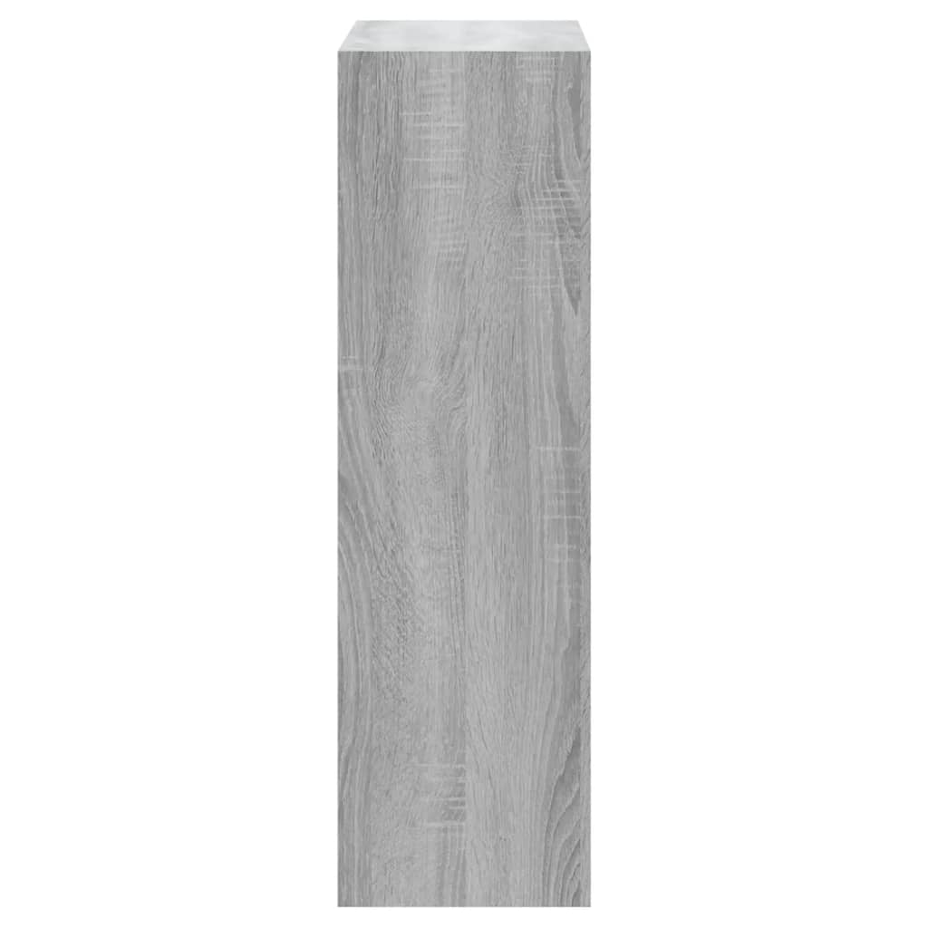 Schoenenkast 63x24x81 cm bewerkt hout grijs sonoma is nu te koop bij PeponiXL, paradijselijk wonen!