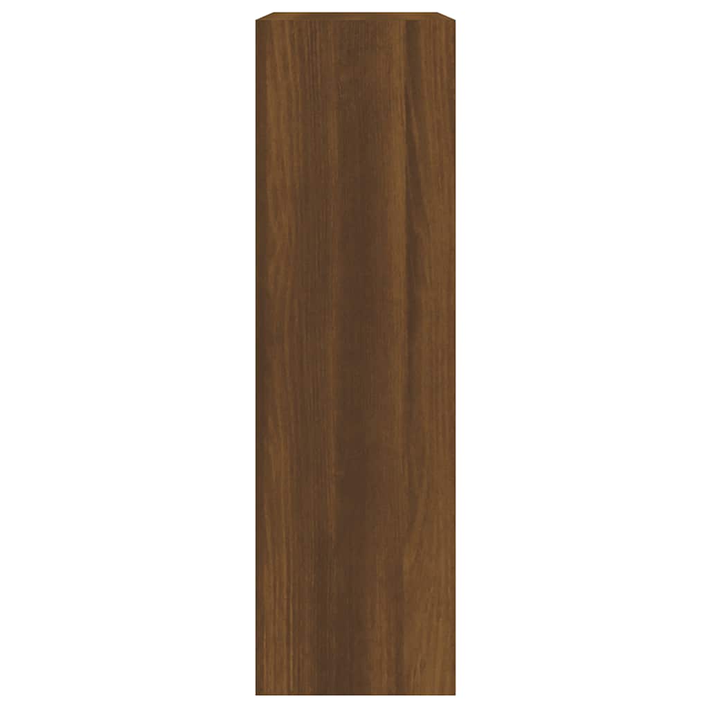 Schoenenkast 63x24x81 cm bewerkt hout bruin eikenkleur is nu te koop bij PeponiXL, paradijselijk wonen!