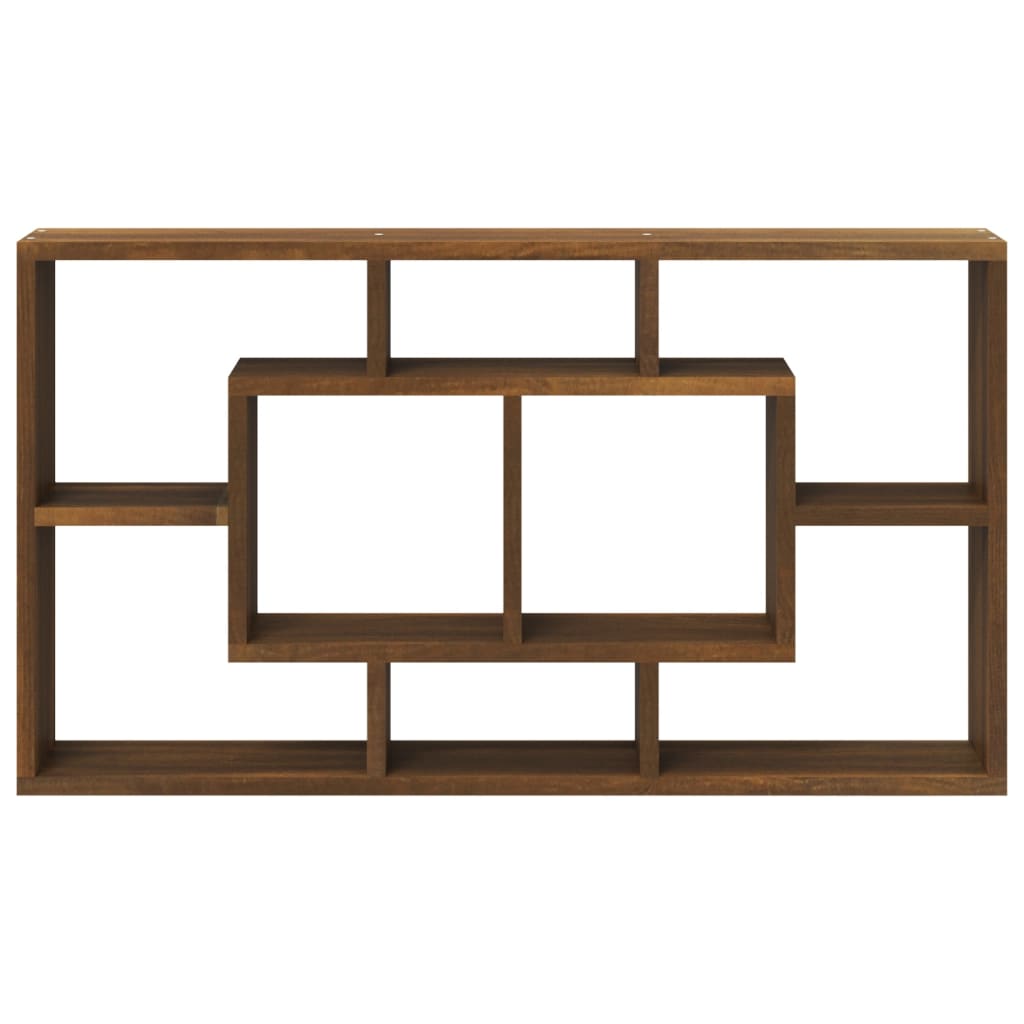 Wandschap 8 vakken bruineiken is nu te koop bij PeponiXL, paradijselijk wonen!