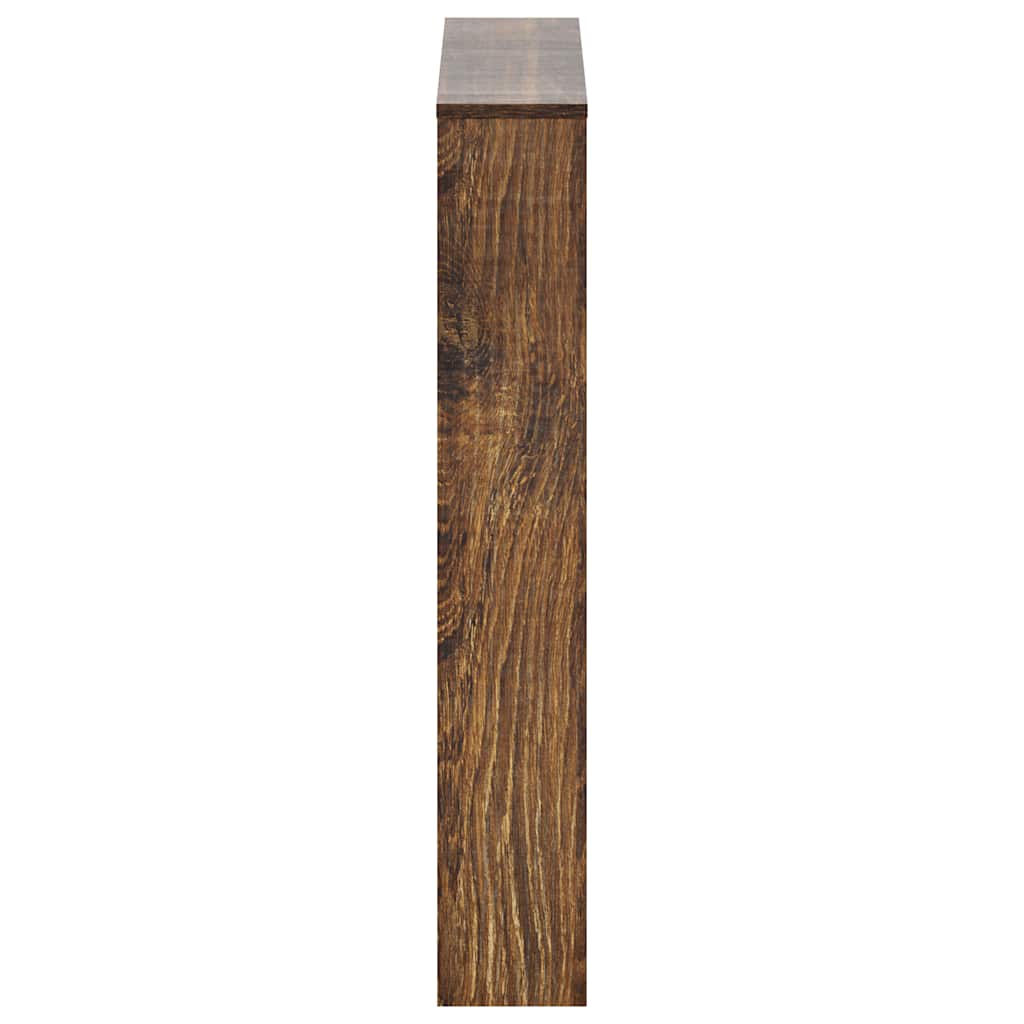 Schoenenkast met spiegel 3-laags 63x17x102,5 cm gerookt eiken is nu te koop bij PeponiXL, paradijselijk wonen!