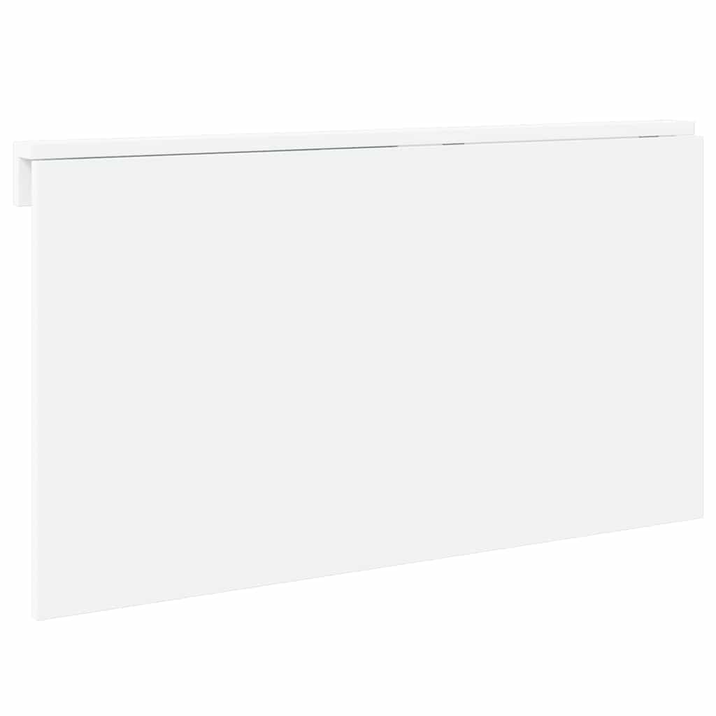 Wandtafel inklapbaar 100x60x56 cm bewerkt hout hoogglans wit is nu te koop bij PeponiXL, paradijselijk wonen!
